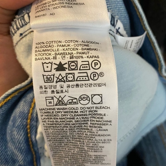 Levi’s High Rise Kick Flare Jeans SZ 32 - Picture 5 of 9